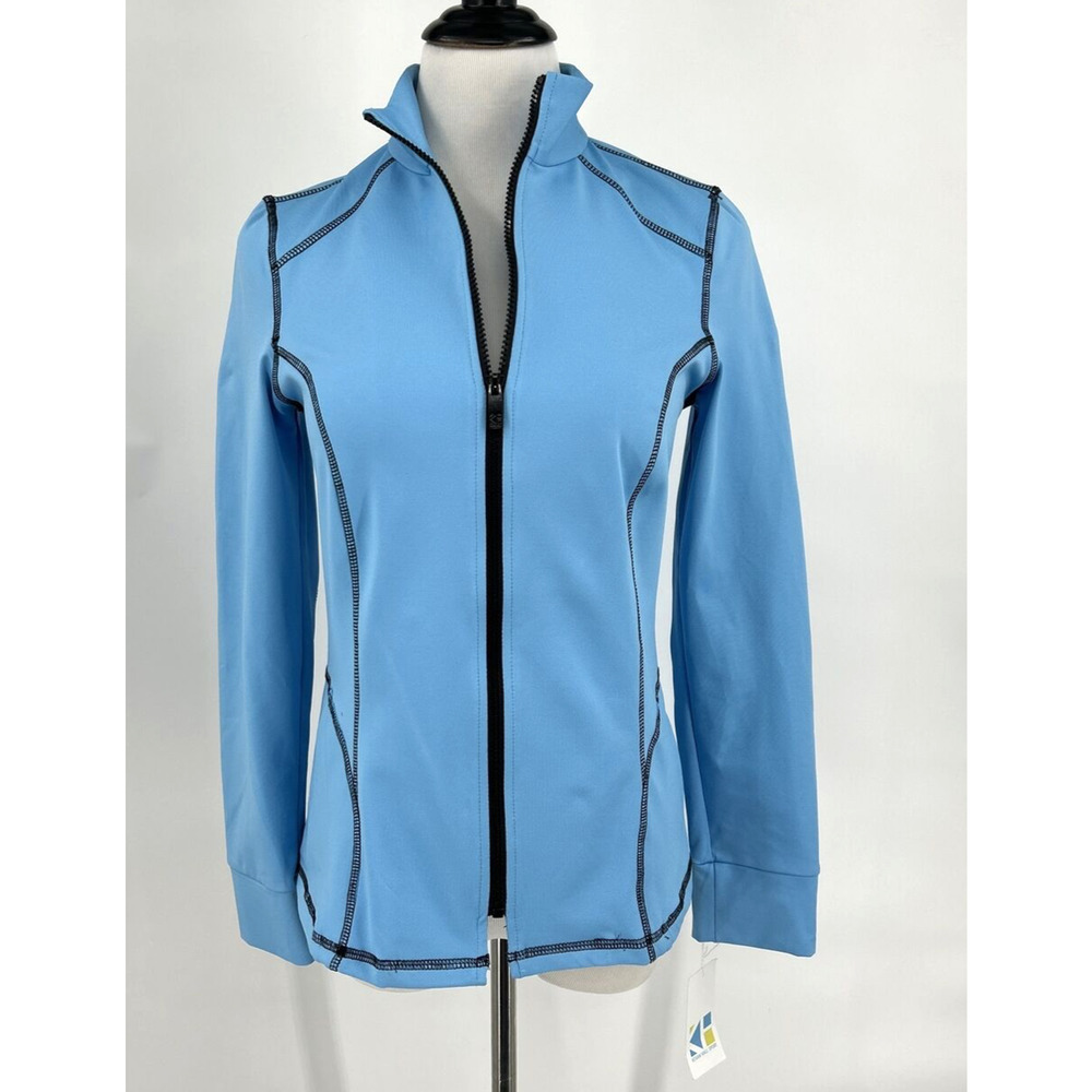 Kevan Hall Sport Full Zip Golf Jacket Light Blue Women’s Small NWT "READ"